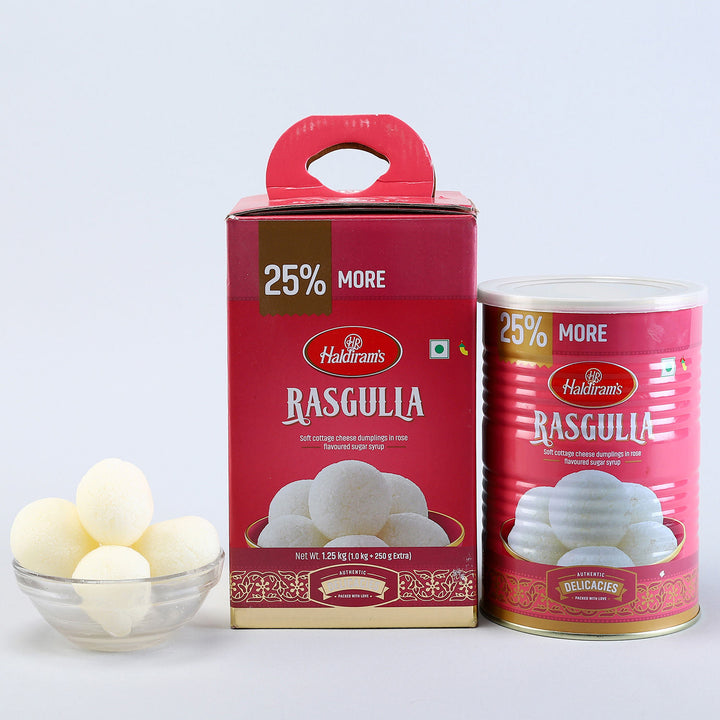 Ganesha Face Kids Rakhi With Gulabjamun And Rasgulla
