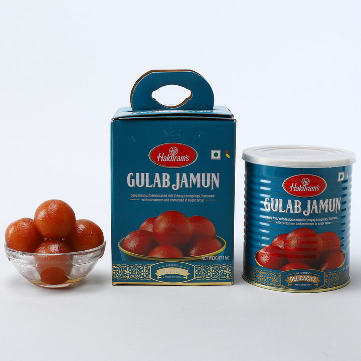 Ganesha Face Kids Rakhi With Gulabjamun And Rasgulla