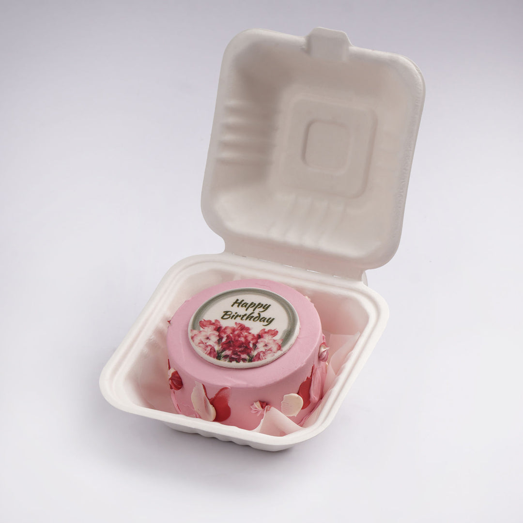 Gladiolus Delight Chocolate Bento Cake - Perfect for Birthdays