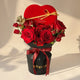Godiva Heart of Love with Roses & Belgian Chocolates