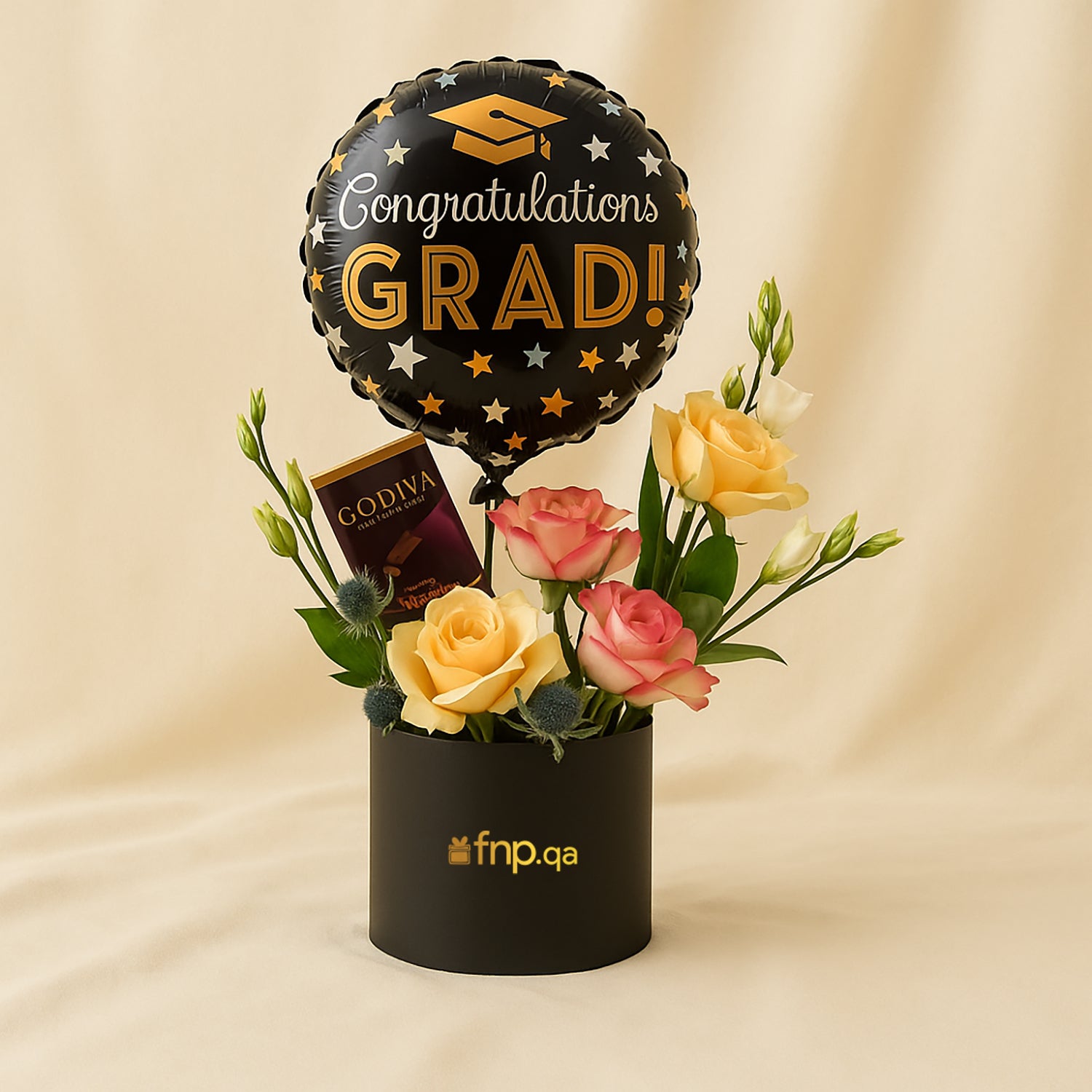 Godiva n Graduation Rose Box
