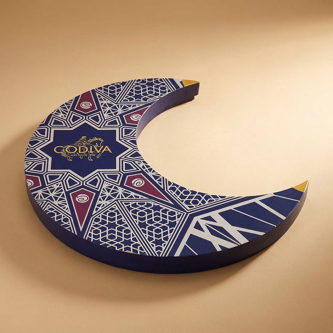 Godiva Ramadan Special: Exquisite 24-Piece Moon Shaped Chocolate Box