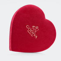 Godiva | Red Velvet Heart Gift Box - 12 Pieces & Sweet Cheeks Flowers Bouquet