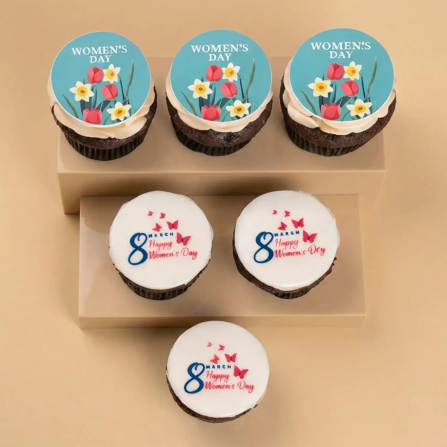 Grace in Bloom Women's Day Cupcakes - Box of 6