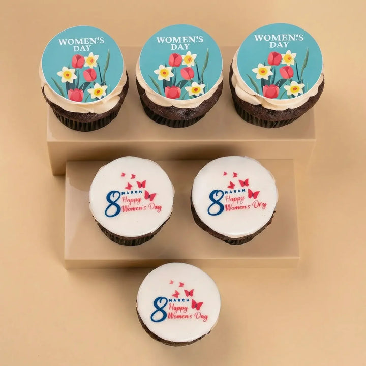 Grace in Bloom Women's Day Cupcakes - Box of 6
