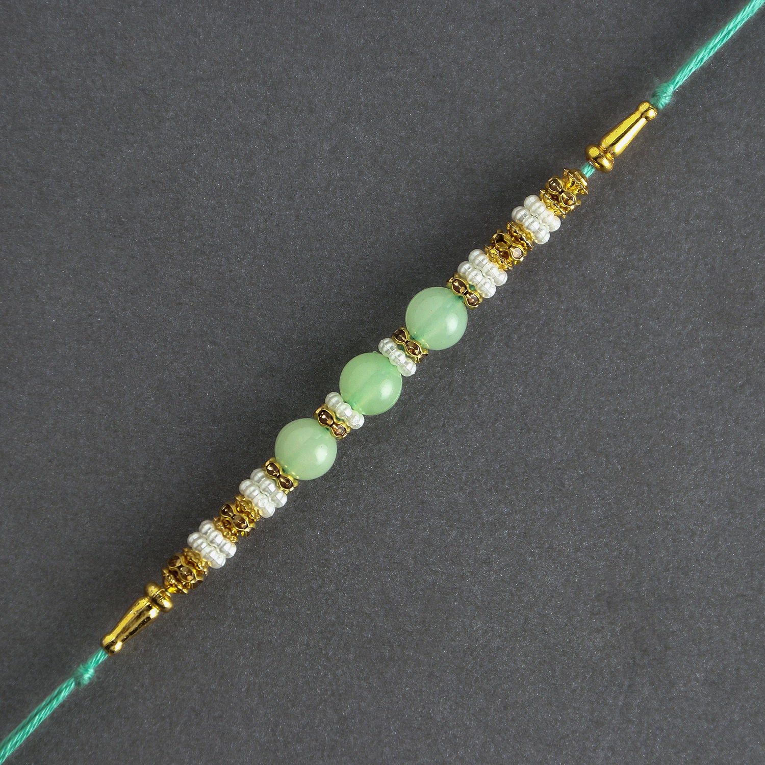 Graceful Pearl Ethnic Rakhi N Ferrero Delight