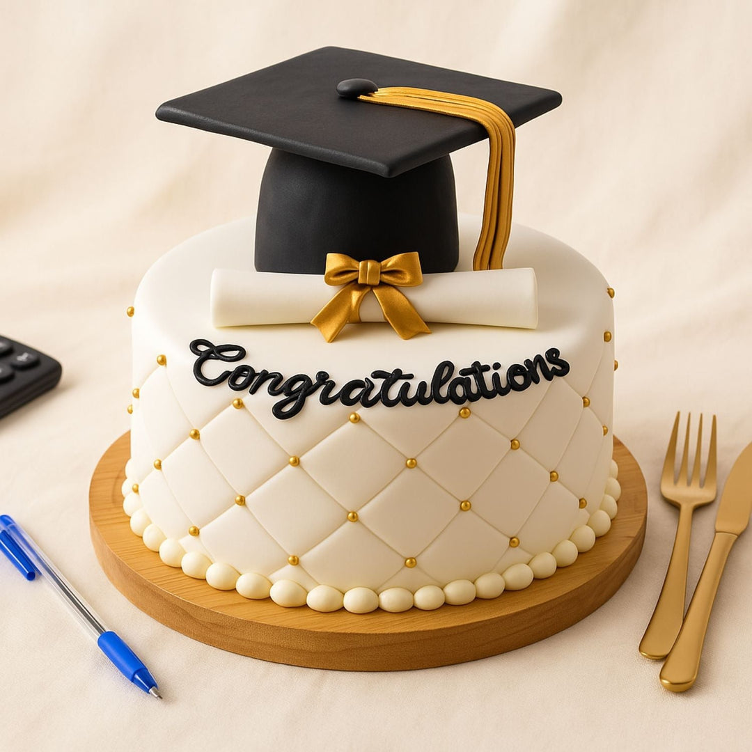 Elegant Graduation Ceremony Luxe Chocolate Cake