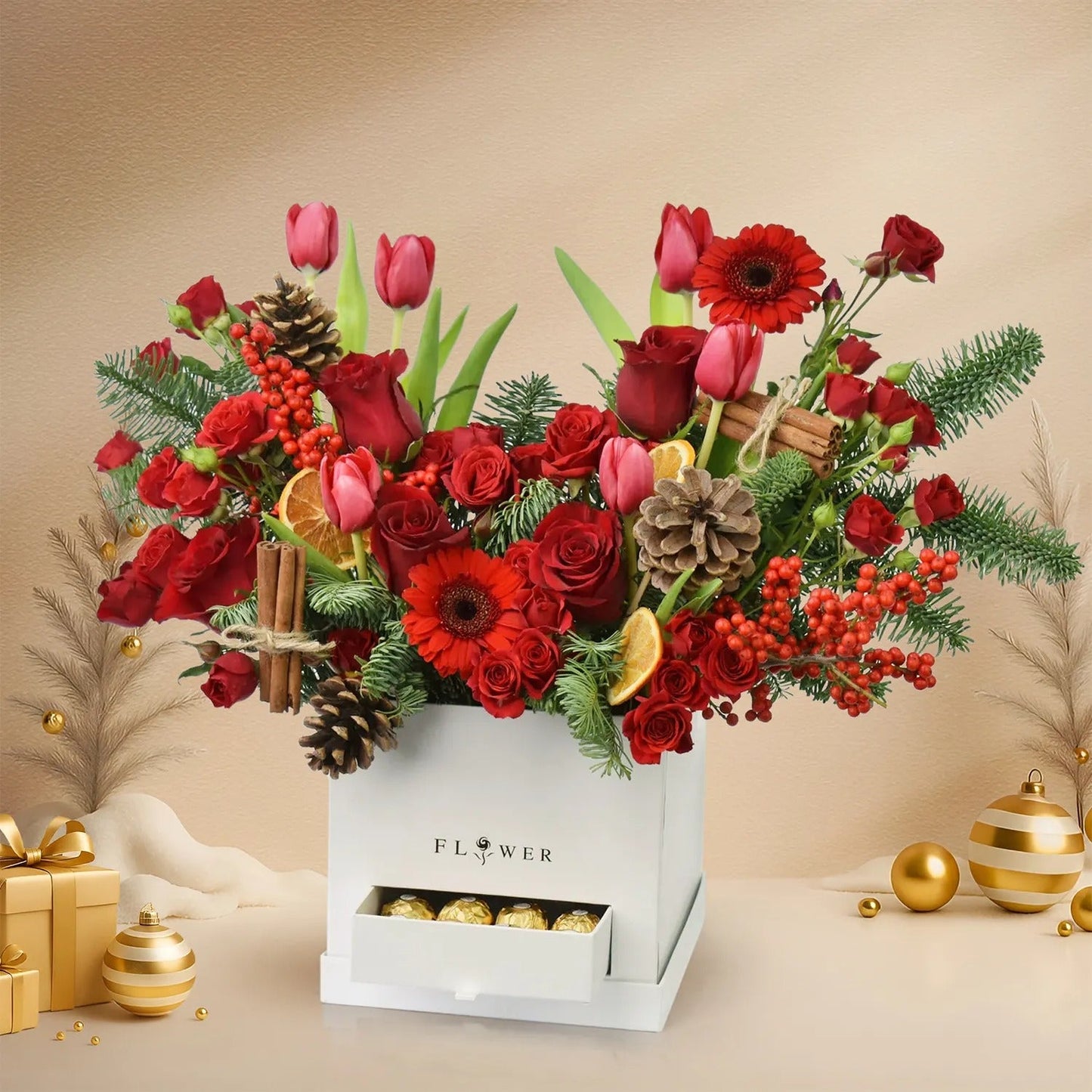 Grand Christmas Wishes Flowers