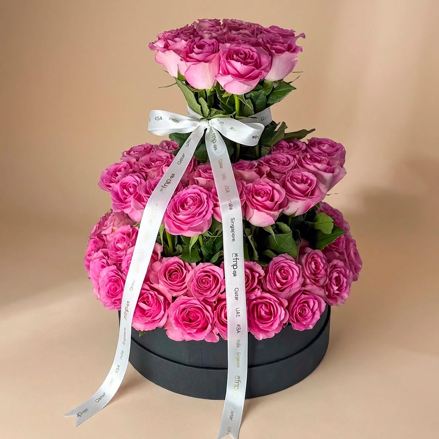 Luxurious Pink Rose Box for Mom