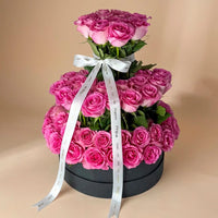 Luxurious Pink Rose Box for Mom