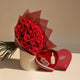 Exquisite Valentine Luxury Gift Set with 35 Red Roses & Little Hearts Perfume