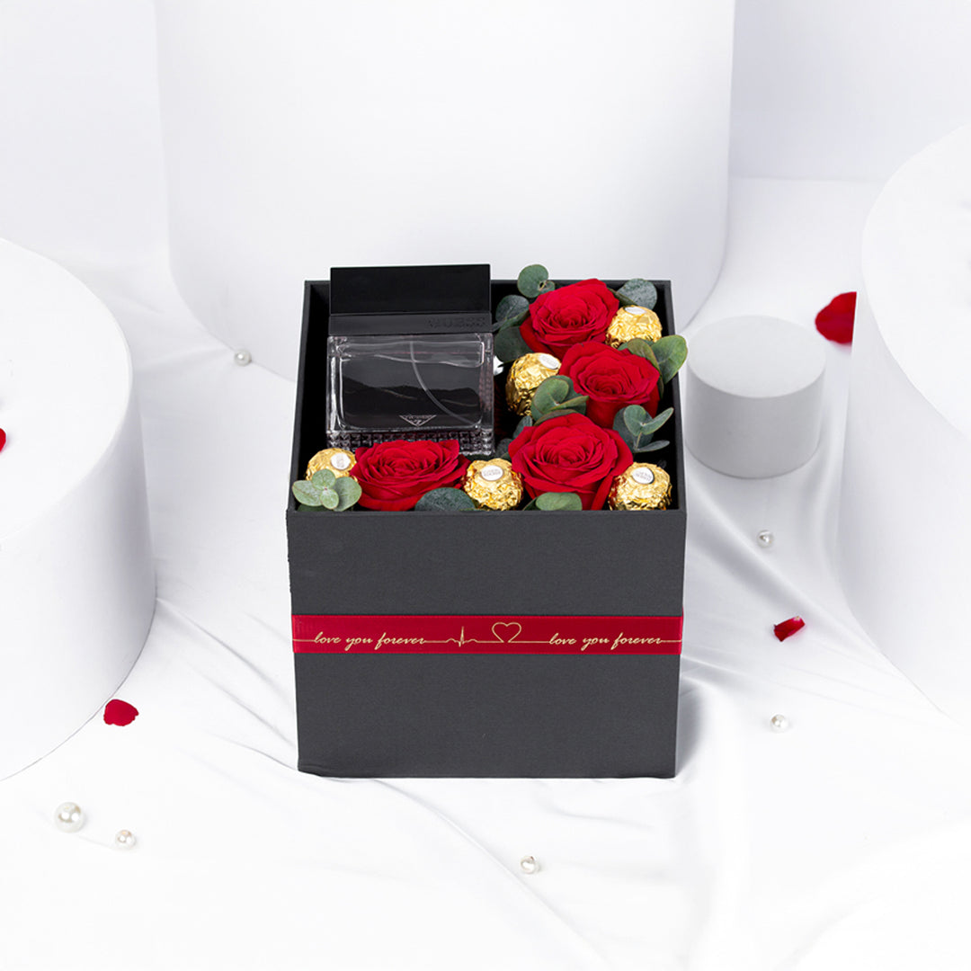 Guess Seductive & Red Rose Indulgence Gift Set - Elegance in a Box