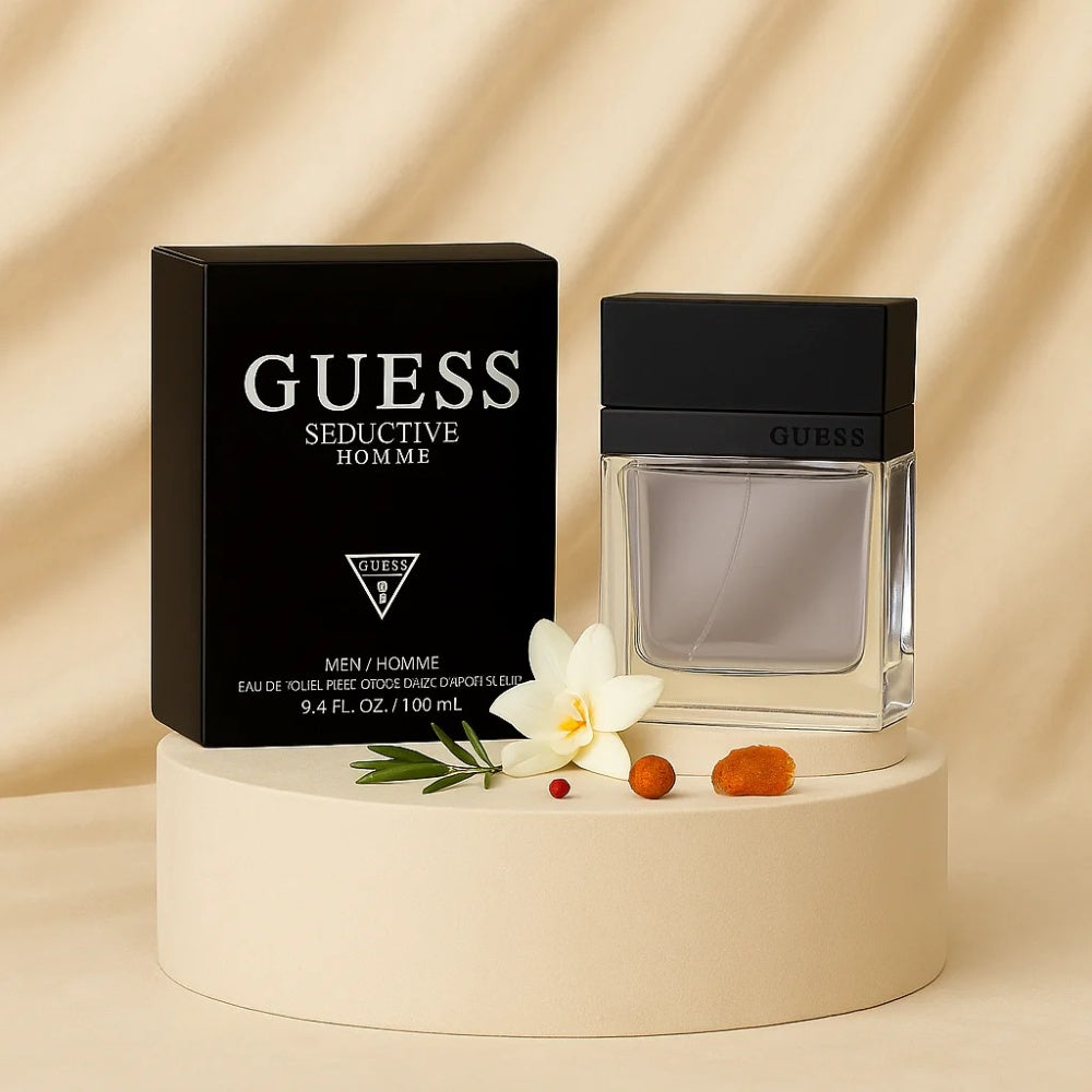 Guess Seductive Homme Eau de Toilette for Men - Captivating Fragrance - 100 ml