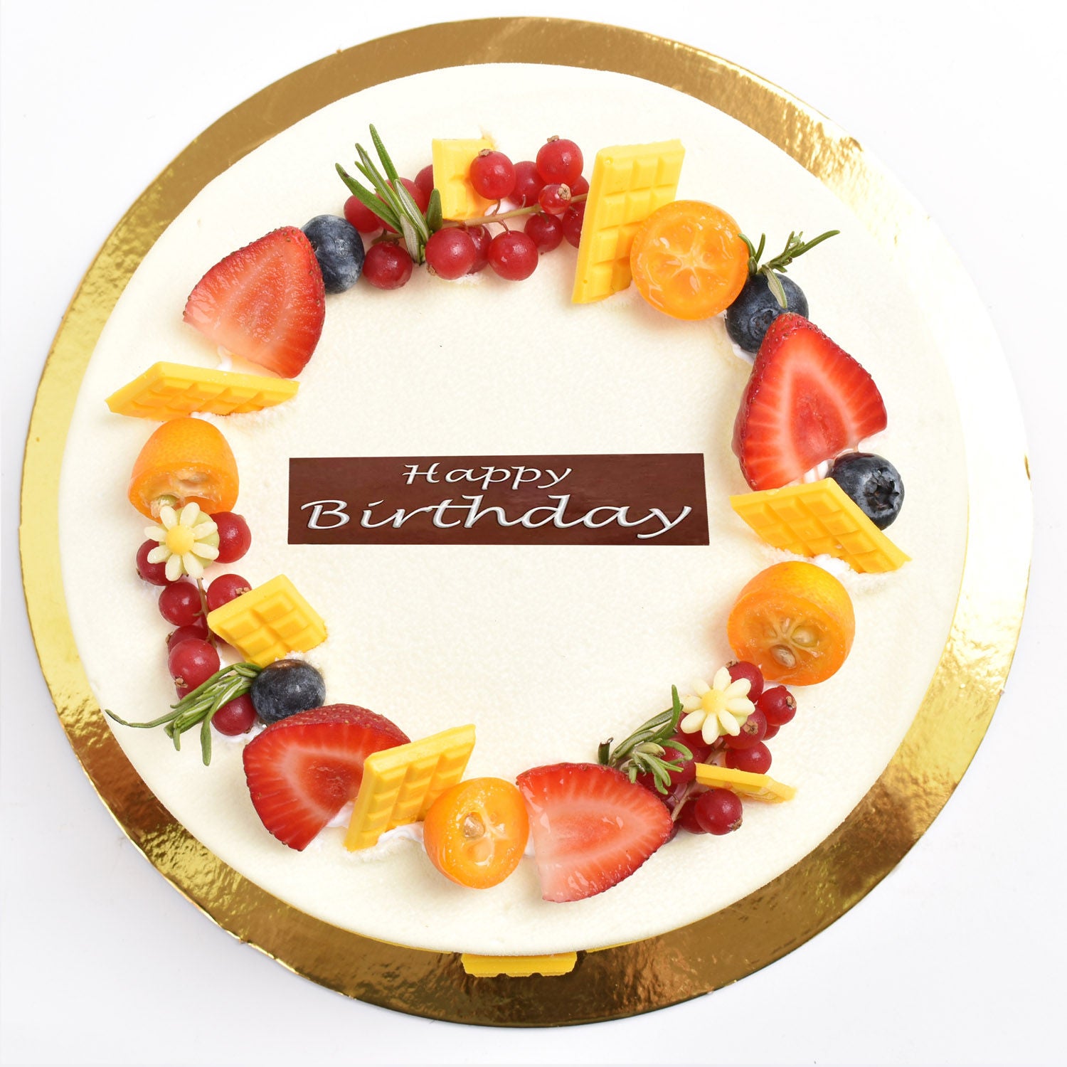 Half Kg Vanilla Berry Cake For Birthday