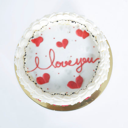 Happiness Loaded Anniversary Candle Cake