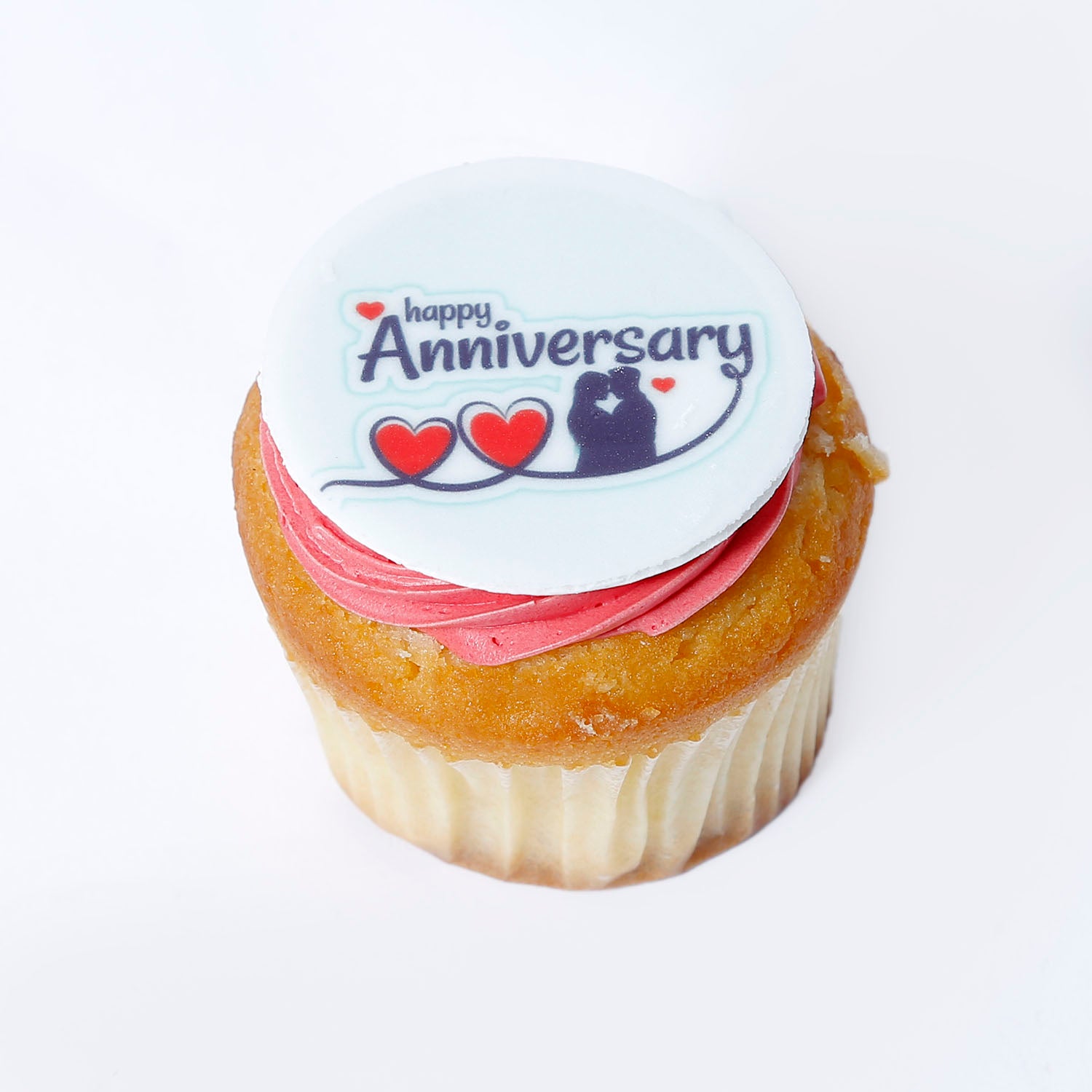Happy Anniversary Cupcake 6 Pcs