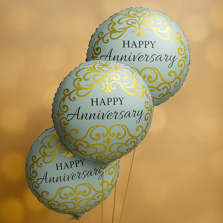 Happy Anniversary Foil Balloons