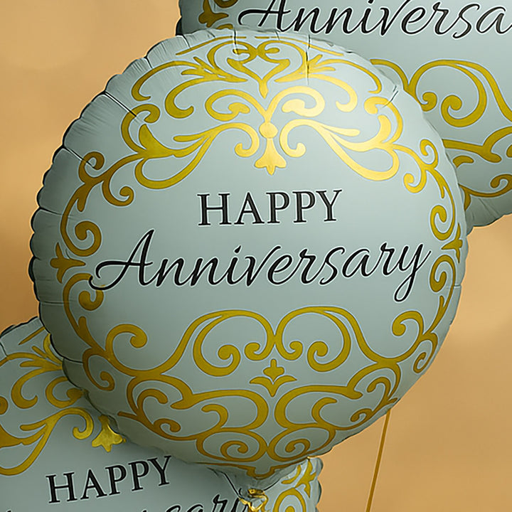 Happy Anniversary Foil Balloons