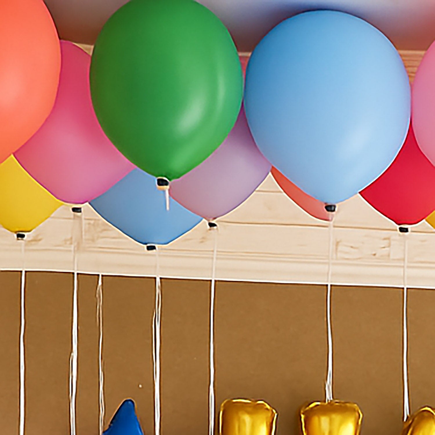 Happy Birthday Colourful Balloon Decor