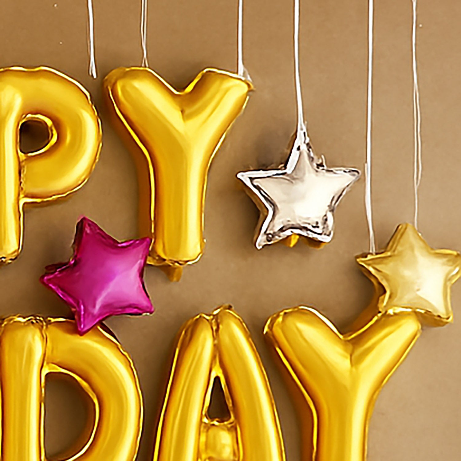 Happy Birthday Colourful Balloon Decor