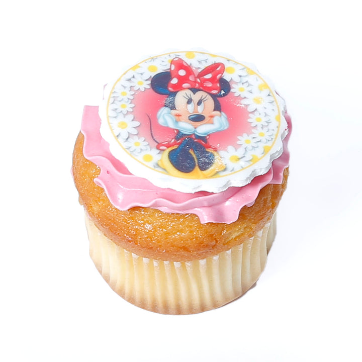 Delightful Chocolate Birthday Cupcakes - Set of 6 with Decorative Toppers