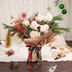 Festive Elegance: Ohara Roses Holiday Bouquet