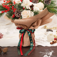 Festive Elegance: Ohara Roses Holiday Bouquet