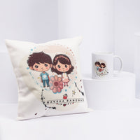 Happy Raksha Bandhan Cushion & Mug