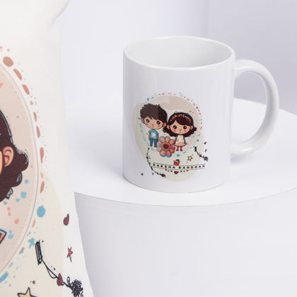 Happy Raksha Bandhan Cushion & Mug