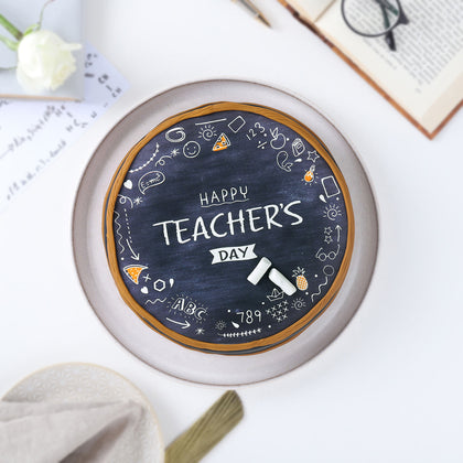 Delicious Happy Teachers Day Chocolate Fondant Cake - 1 Kg