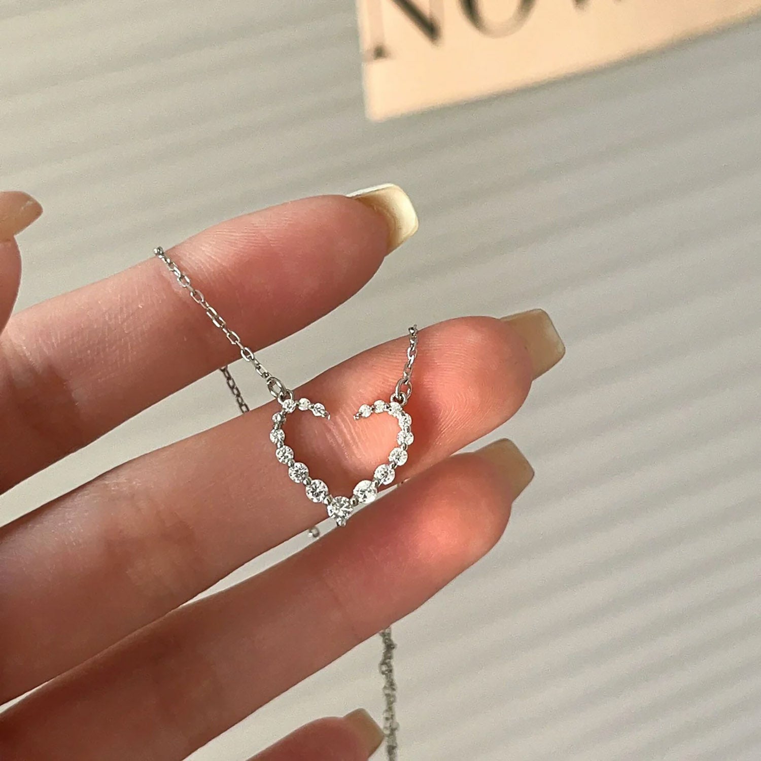 Heart Necklace – 925 Silver By Signature Jewelry