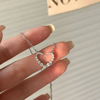 Elegant Heart Necklace in 925 Sterling Silver by Signature Jewelry - Perfect Romantic Gift