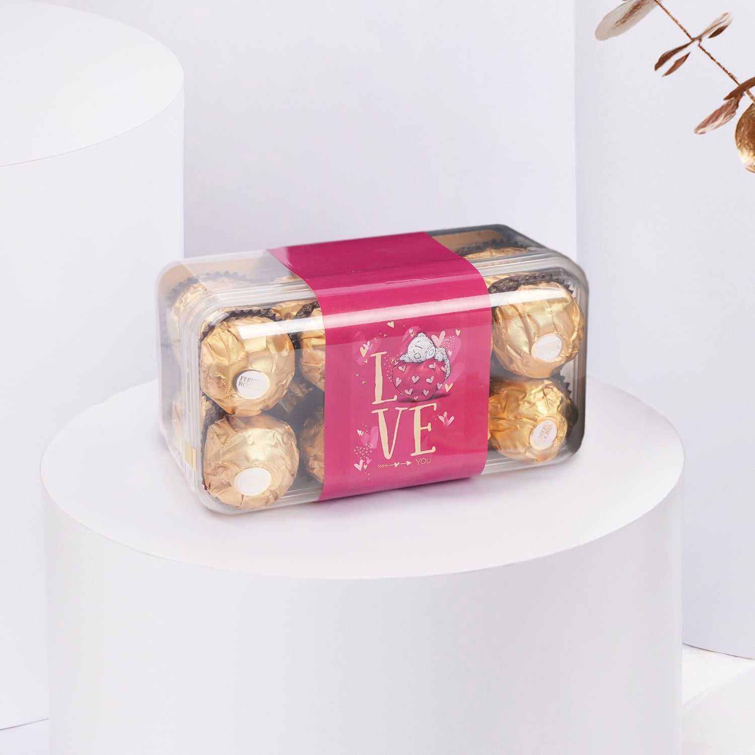 Heartfelt Bliss Bouquet | Ferrero Rocher 16pcs