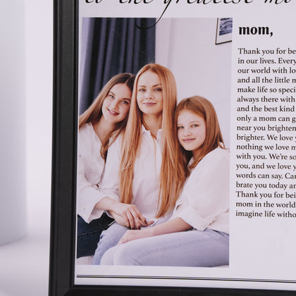 Heartfelt Mother's Day Photo Frame - Celebrate Mom