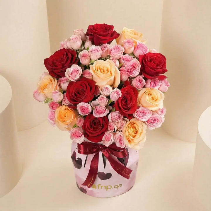 Romantic Hearts Bouquet: A Floral Symphony of Love