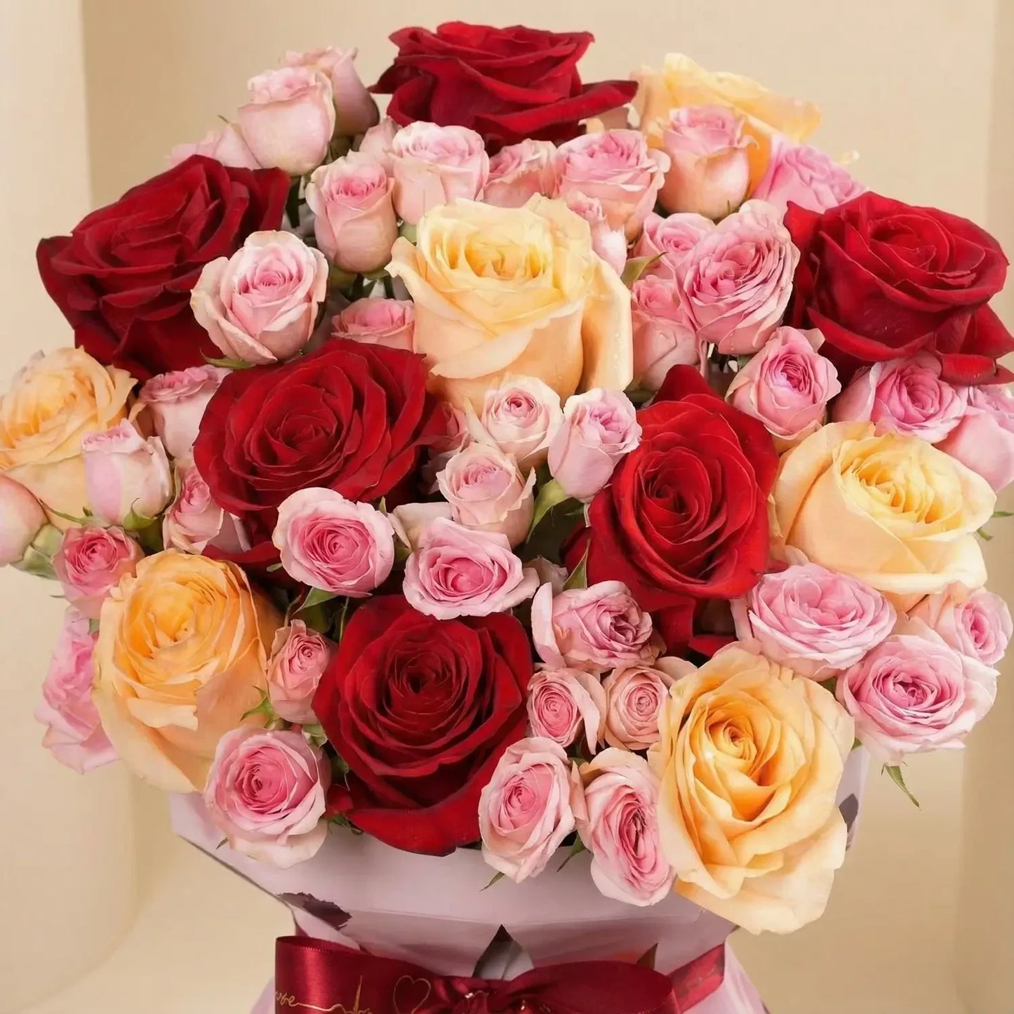 Romantic Hearts Bouquet: A Floral Symphony of Love