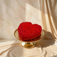 Valentine's Day Heart-Shaped Chocolate Cake - 800gm