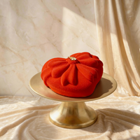 Exquisite Royal Velvet Empress Heart Cake - Red Velvet Delight