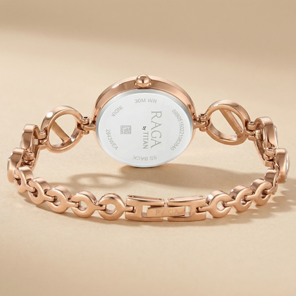 Where Love Shines Combo: Roses & Titan Raga Viva Watch