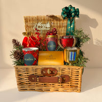 Festive Holiday Cheer Deluxe Gift Basket
