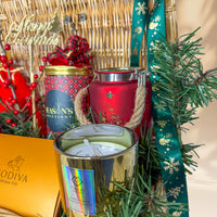 Festive Holiday Cheer Deluxe Gift Basket