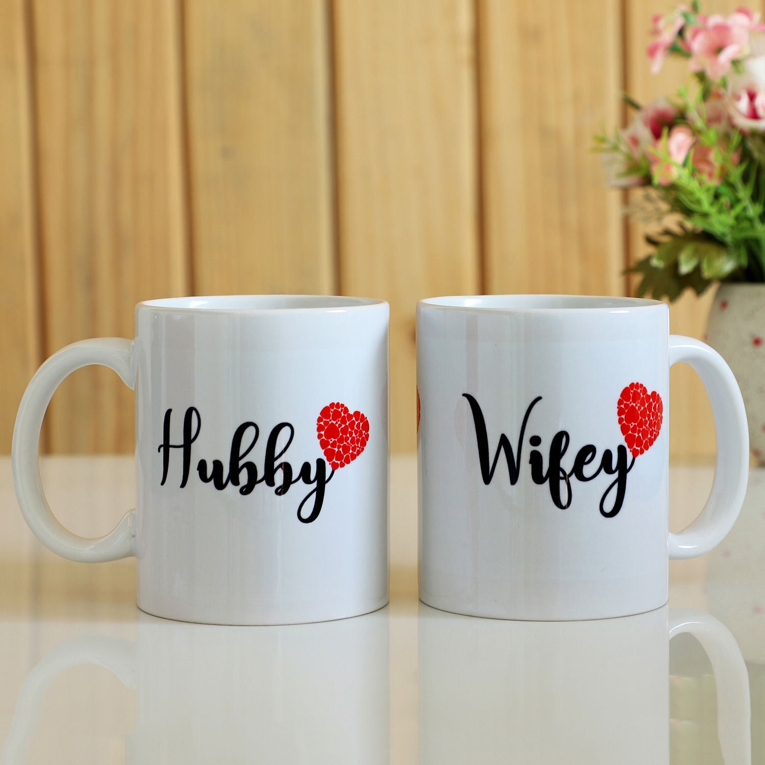 Hubby Wifey Couple Mugs