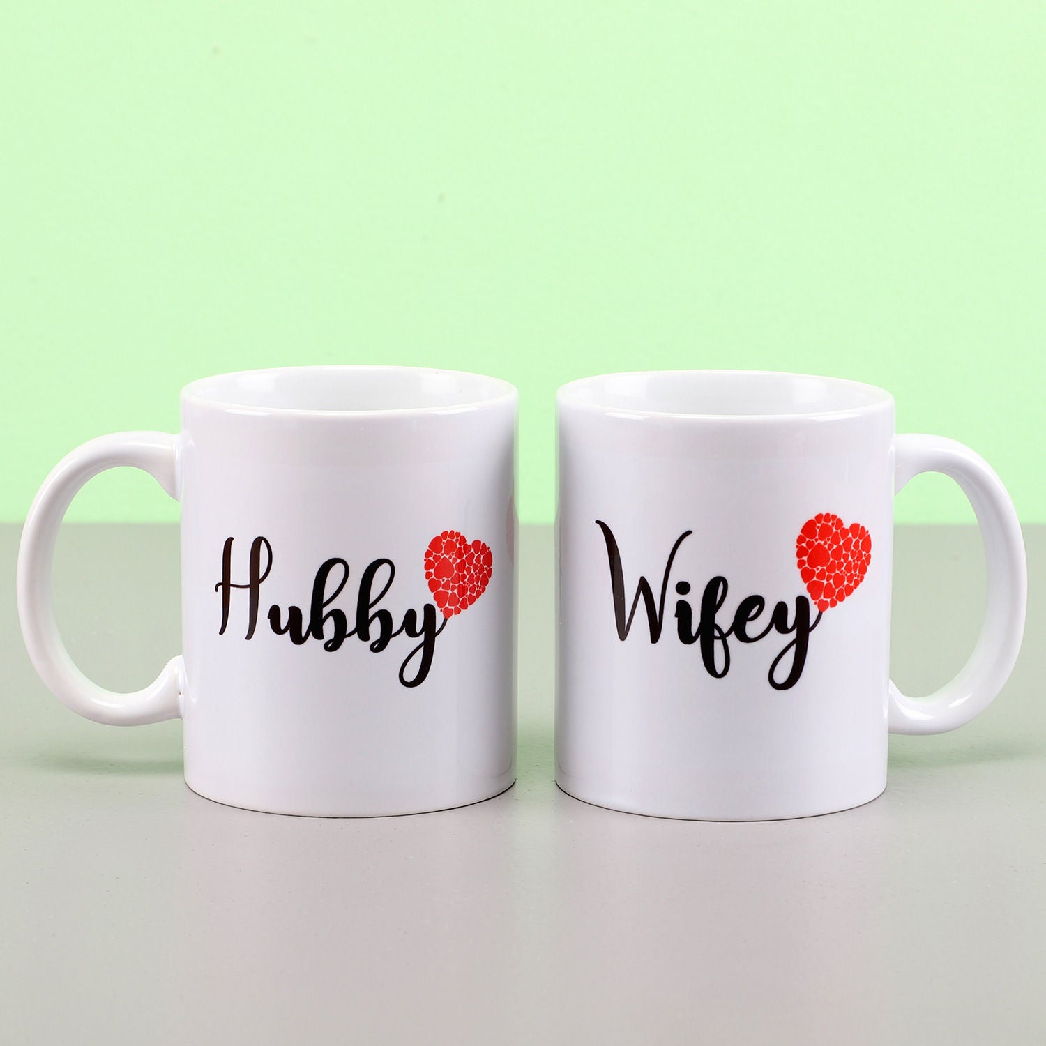 Hubby Wifey Couple Mugs
