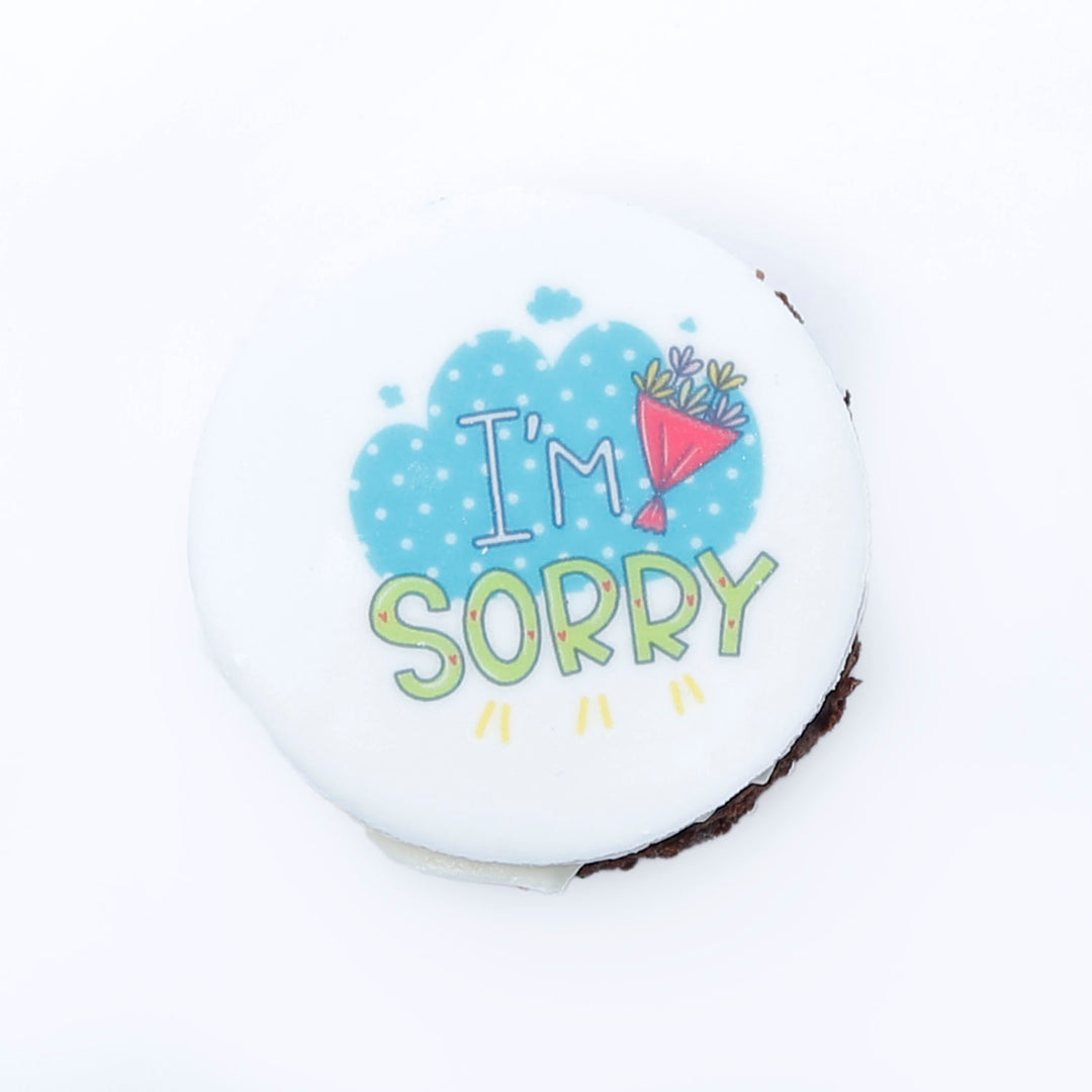 Apology Cupcakes - Delicious Chocolate 'I'm Sorry' Set of 6