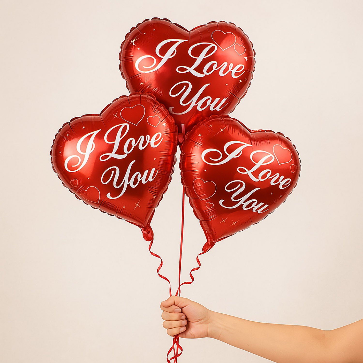 I Love You Foil Balloons