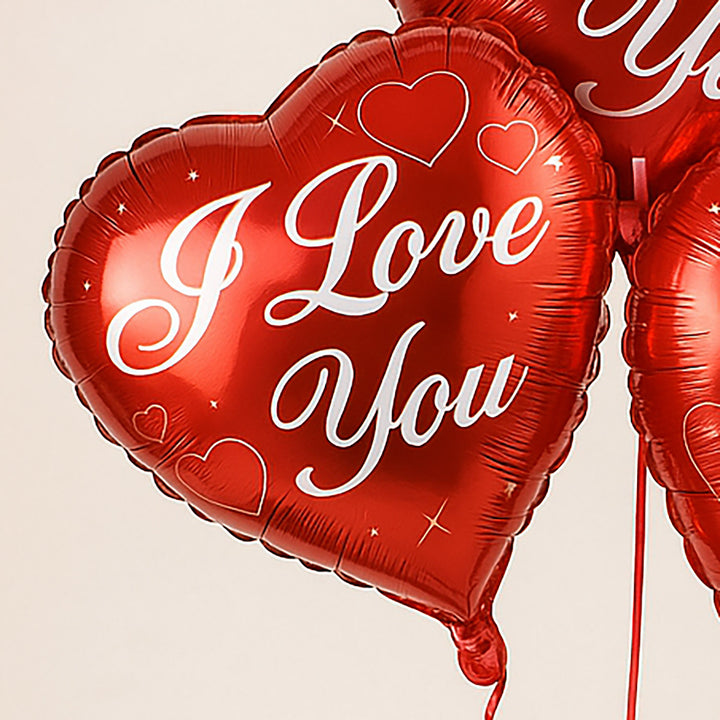 I Love You Foil Balloons