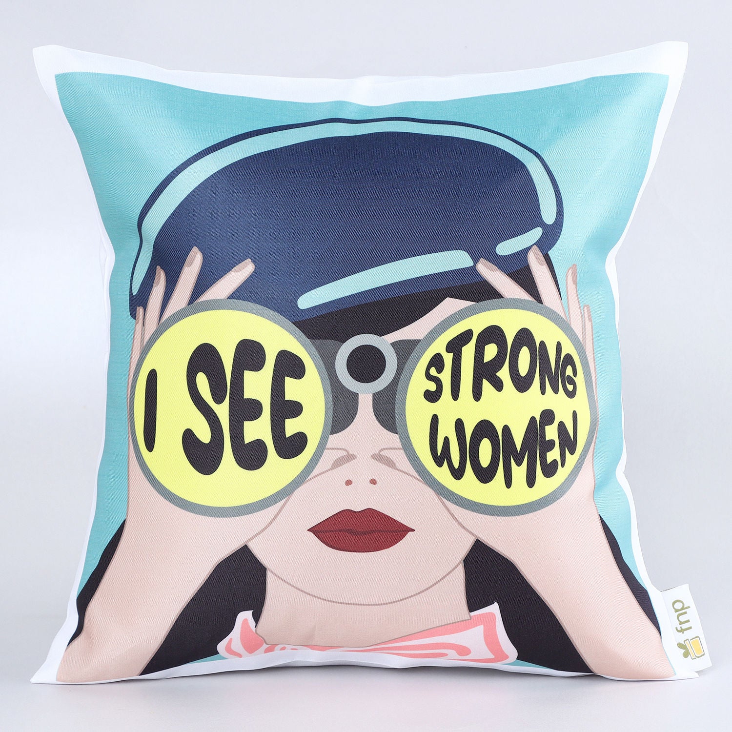 I See Strong Women Printed Cushion