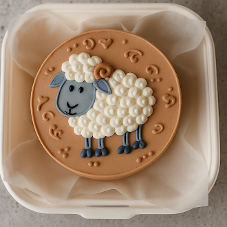 Smiling Sheep Cake for EID Al Adha