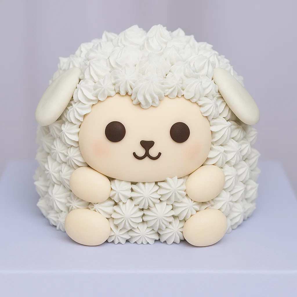 كيكة خروف الأضحية الشهية