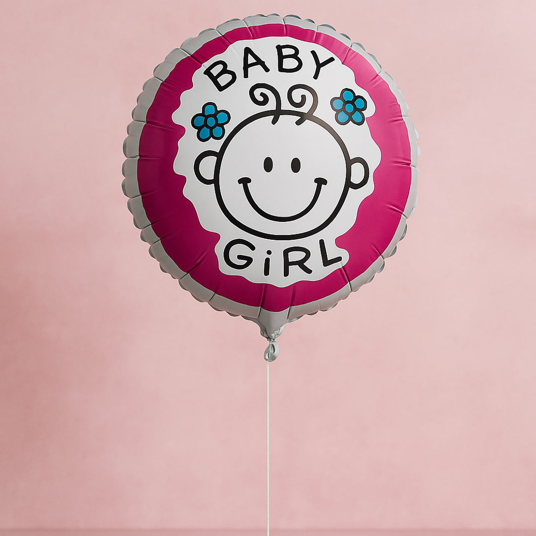 بالون فويل 'إنها فتاة' الرائع - مثالي لحفلات استقبال المولود